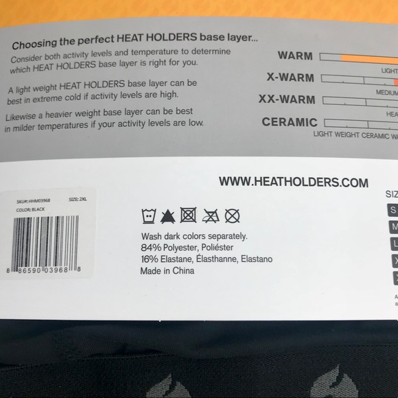 Thermal Pants Base Layer Warm Heat Holders Size XXL - Picture 6 of 7